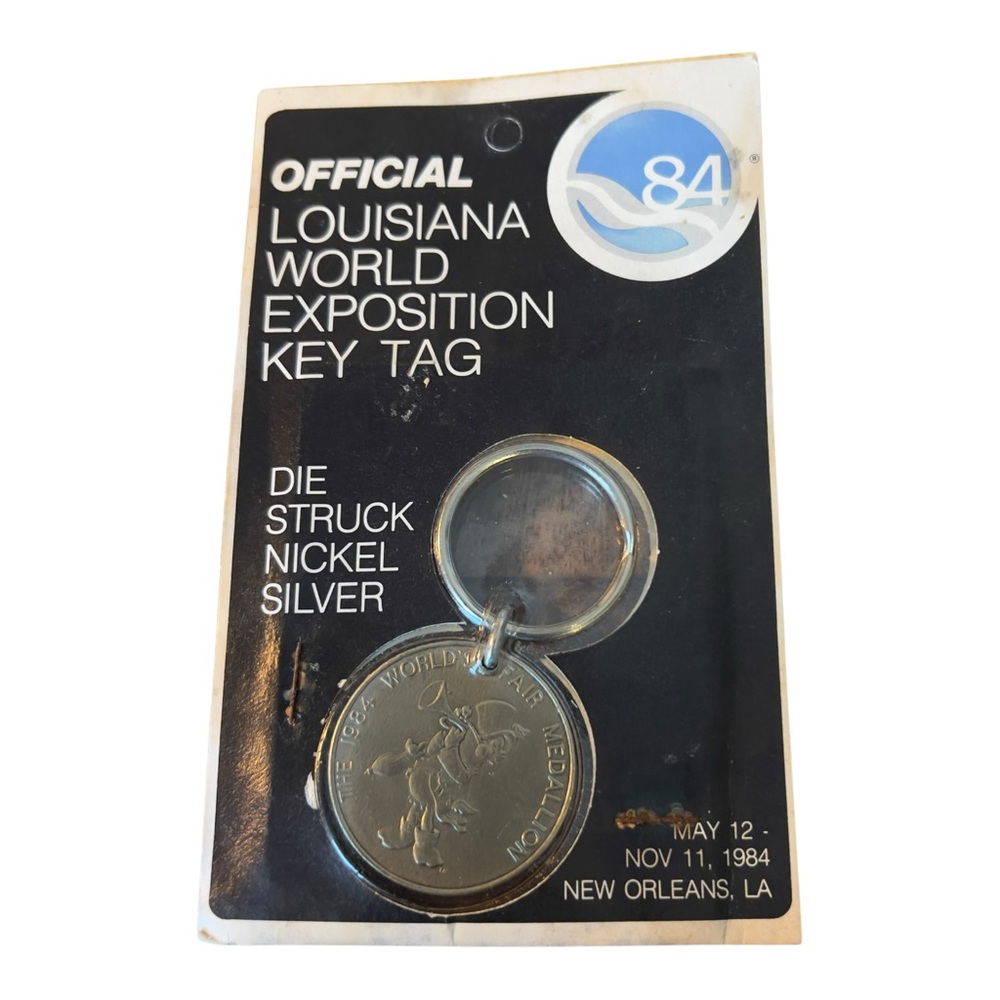 SOLD 1984 Louisiana World's Fair Exposition New Orleans Keychain